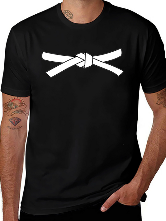Karate Belt Graphic Black T-Shirt