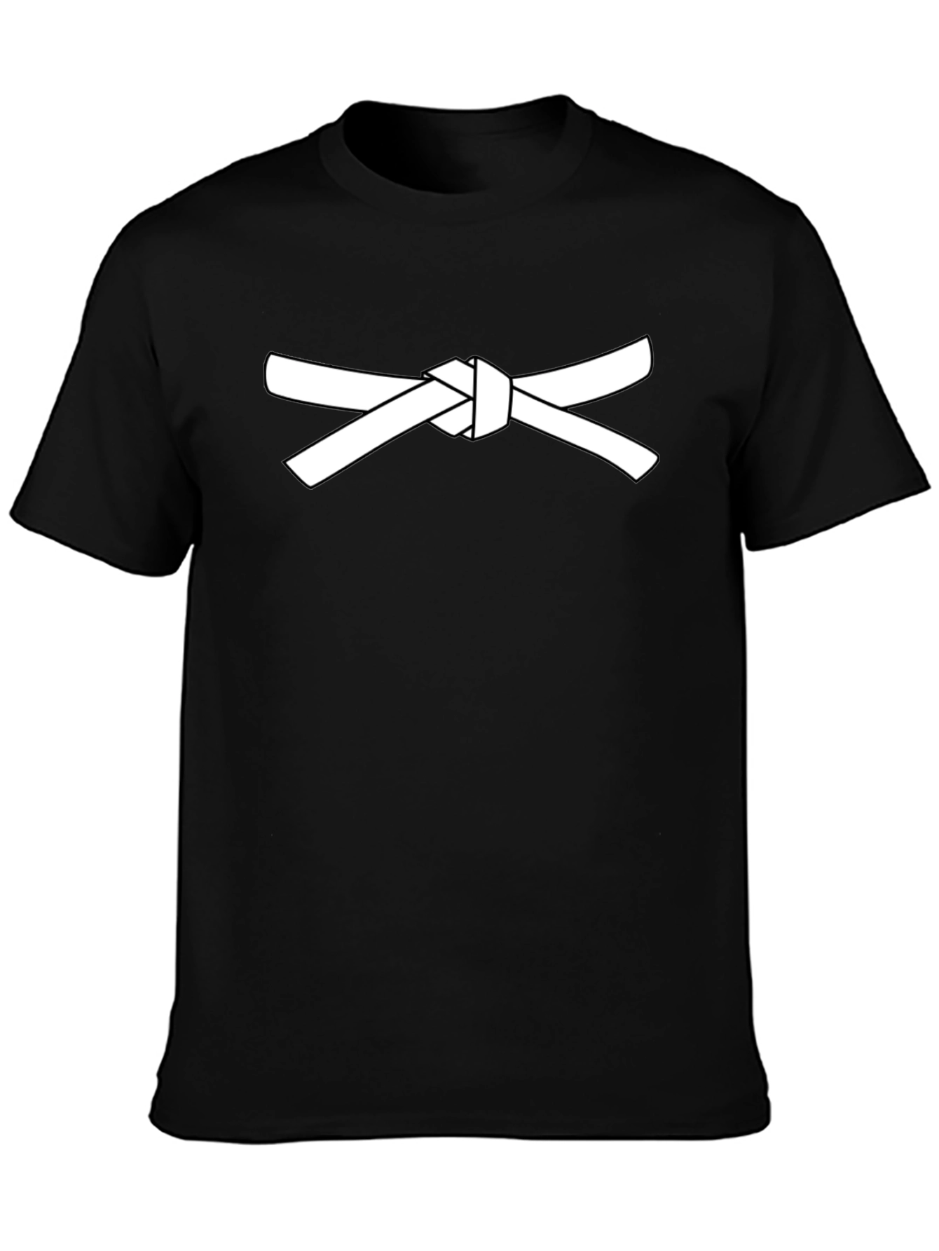 Karate Belt Graphic Black T-Shirt