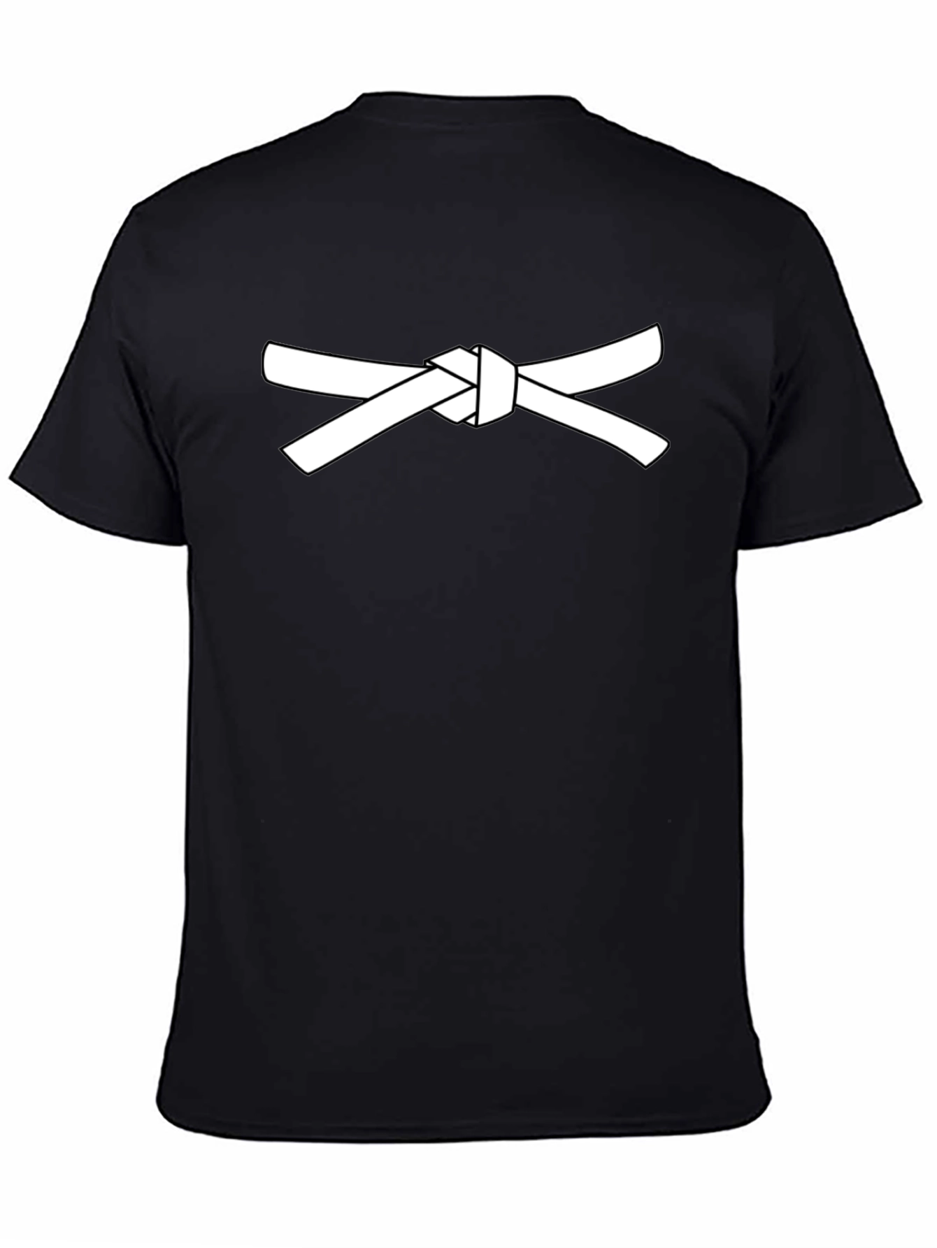 Karate Belt Graphic Black T-Shirt