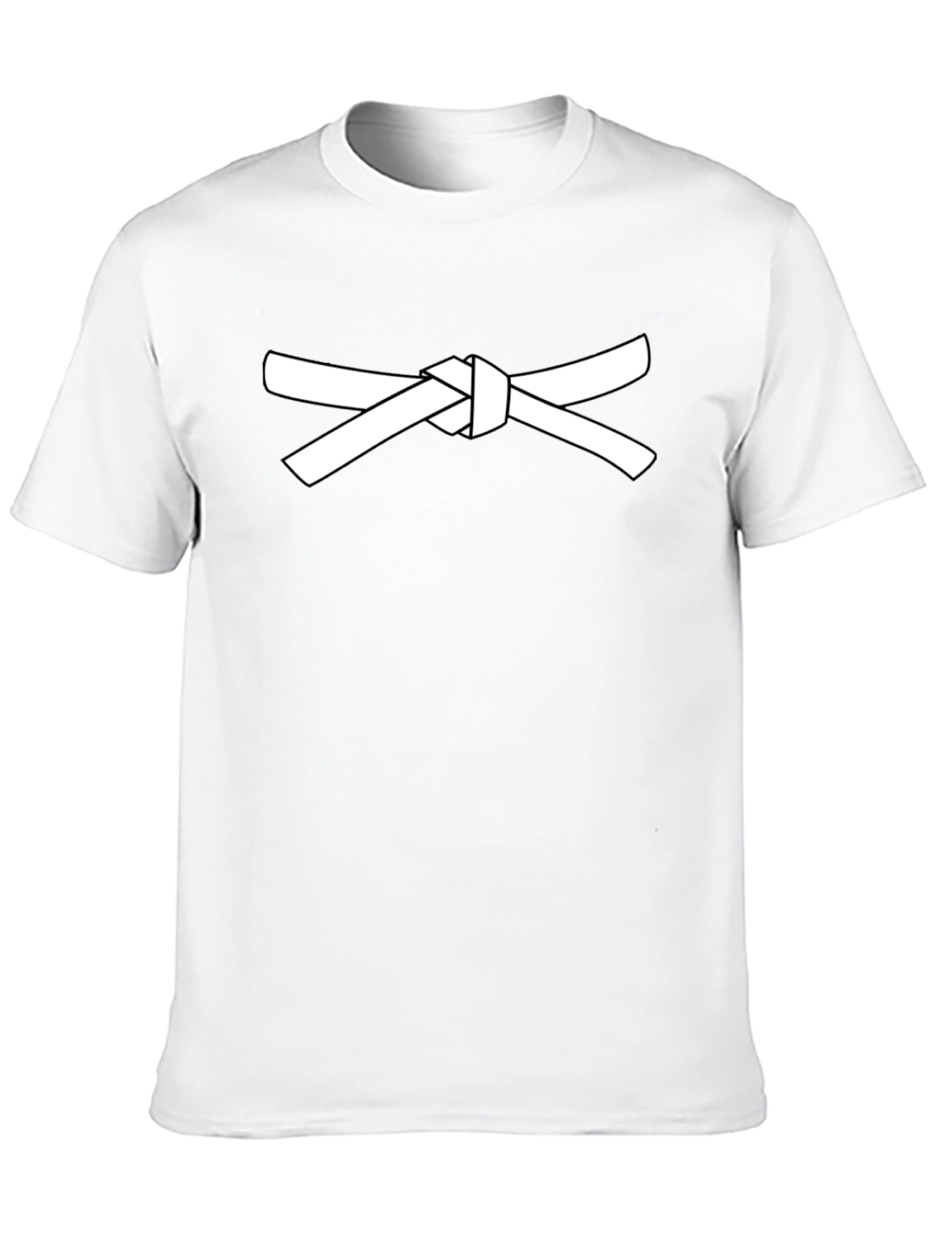 Karate Belt Graphic Black T-Shirt