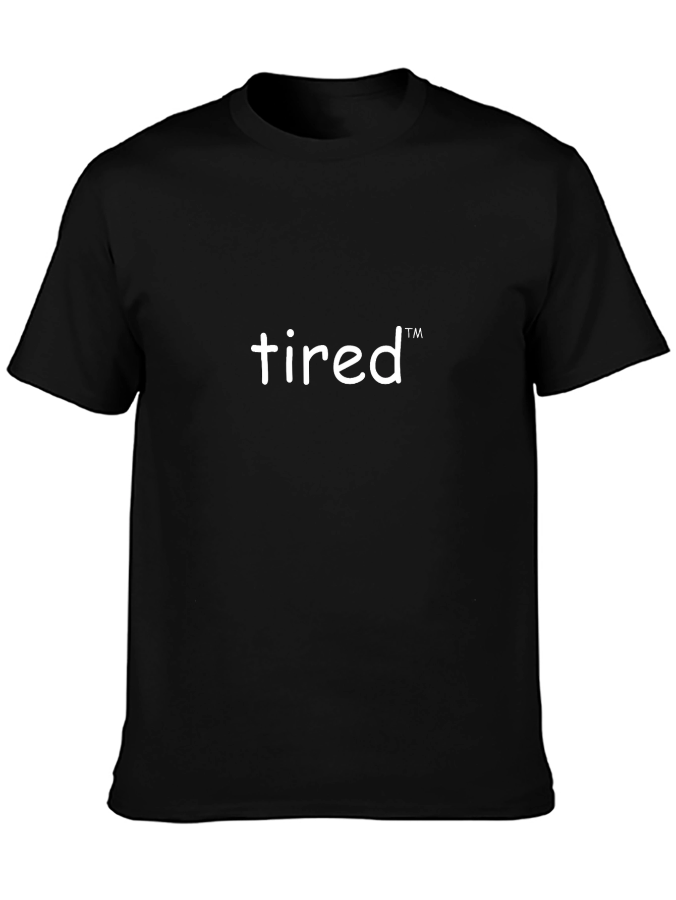 Tired Black T-Shirt - Comfortable & Stylish