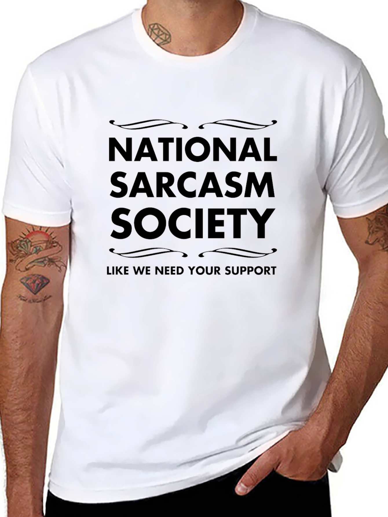 Sarcastic Humor T-Shirt - National Sarcasm Society Tee