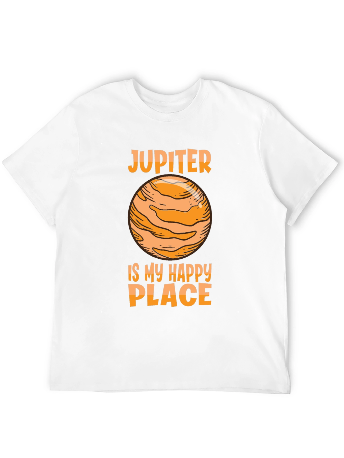 Jupiter Is My Happy Place T-Shirt - Black
