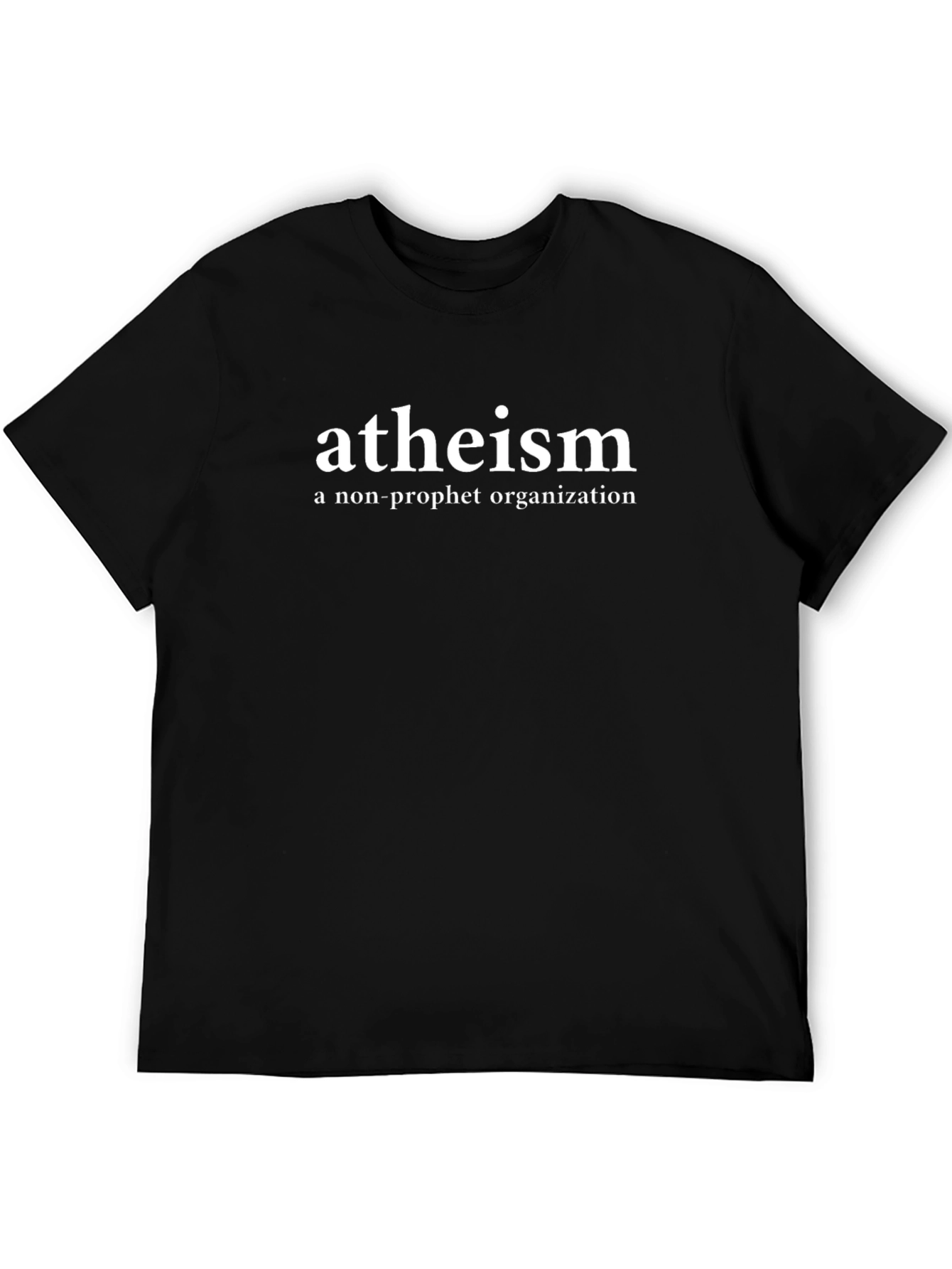 Atheism Non-Profit Organization Black T-Shirt