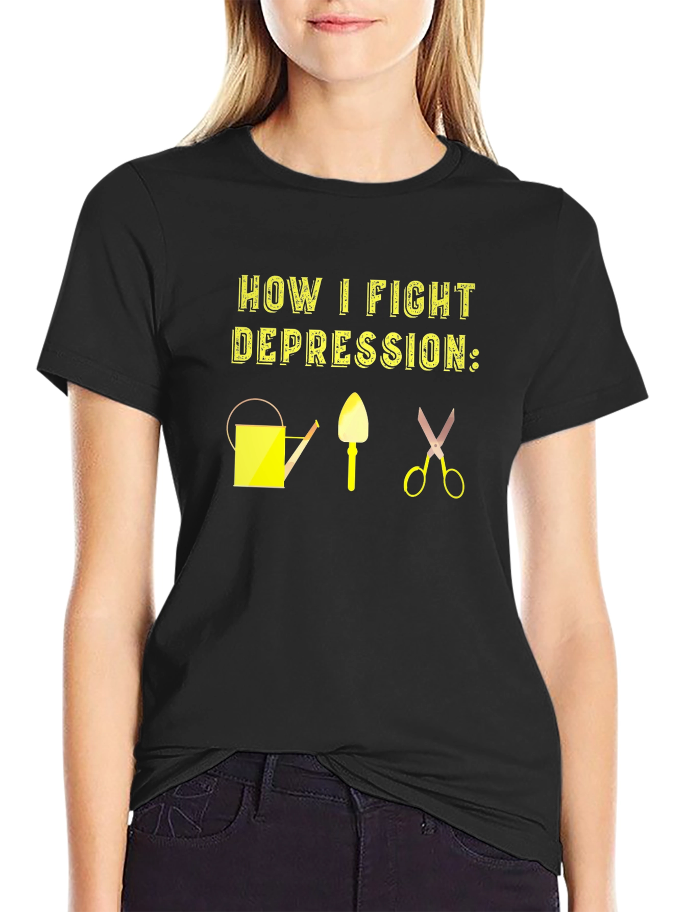 Gardening Therapy T-Shirt - Fight Depression