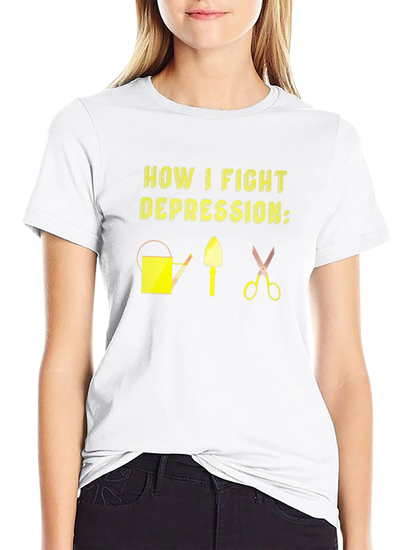 Gardening Therapy T-Shirt - Fight Depression