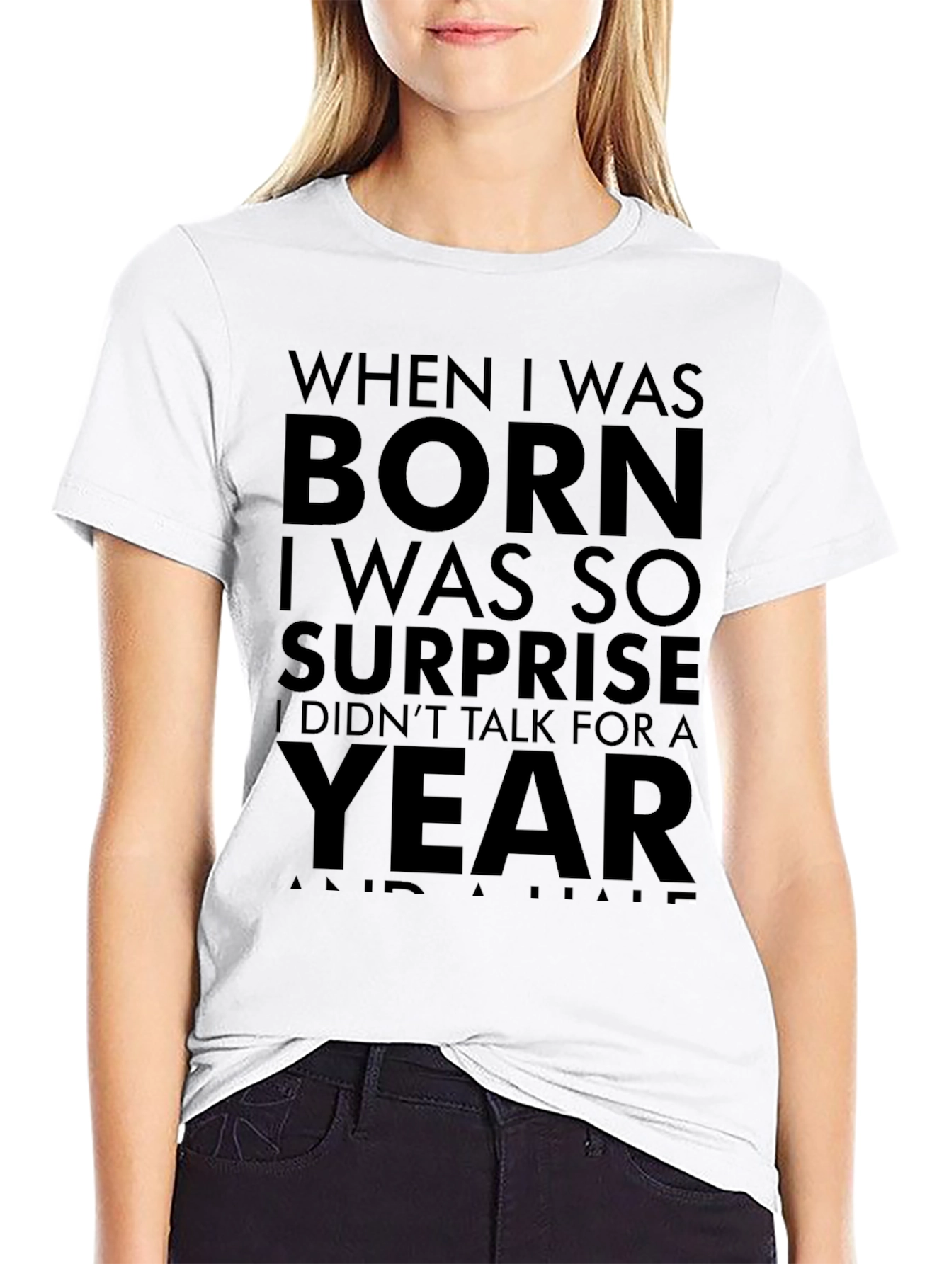 Born Surprise Funny Graphic Tee