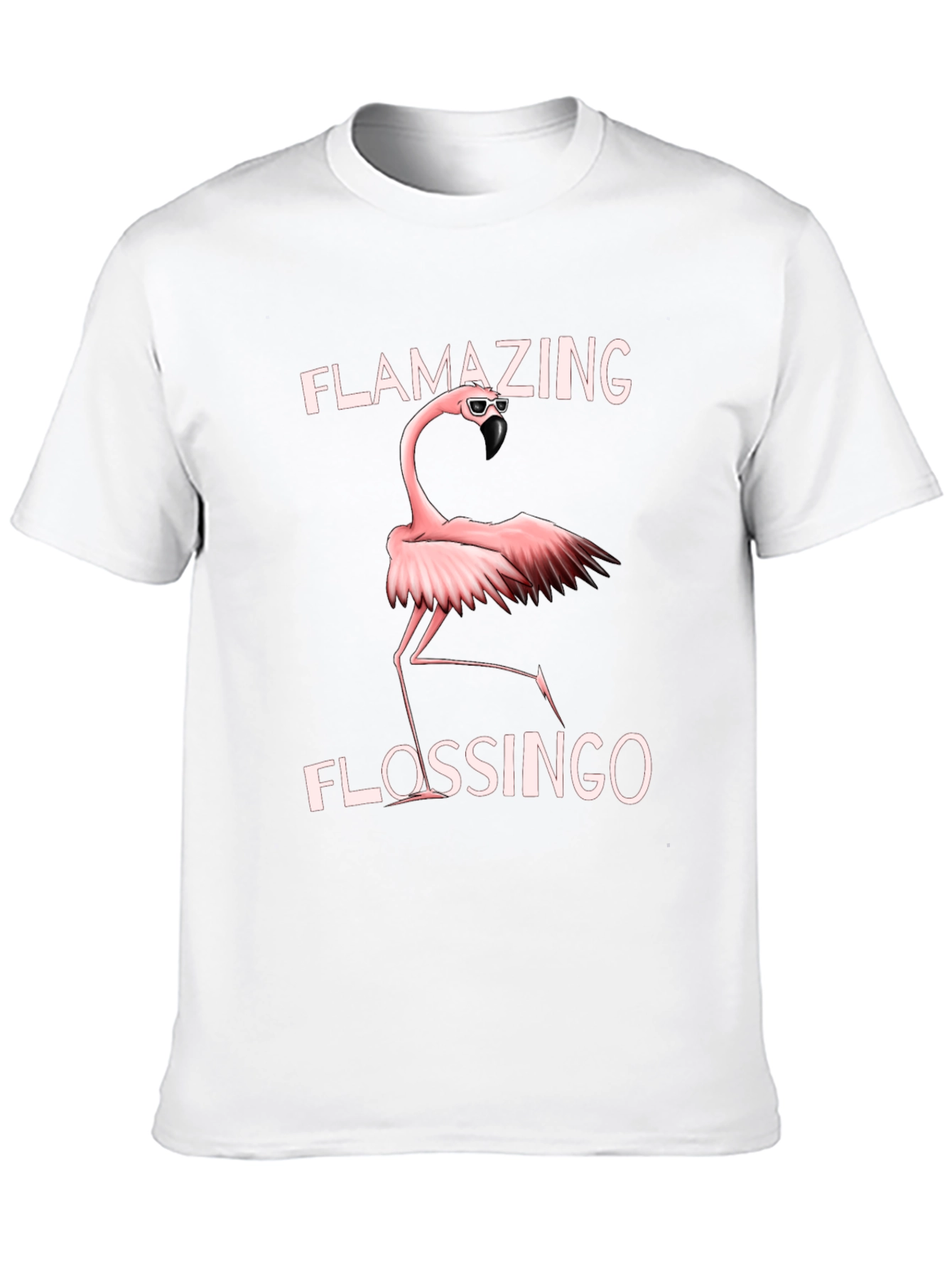 Flamazing Flossingo Flamingo Graphic T-Shirt