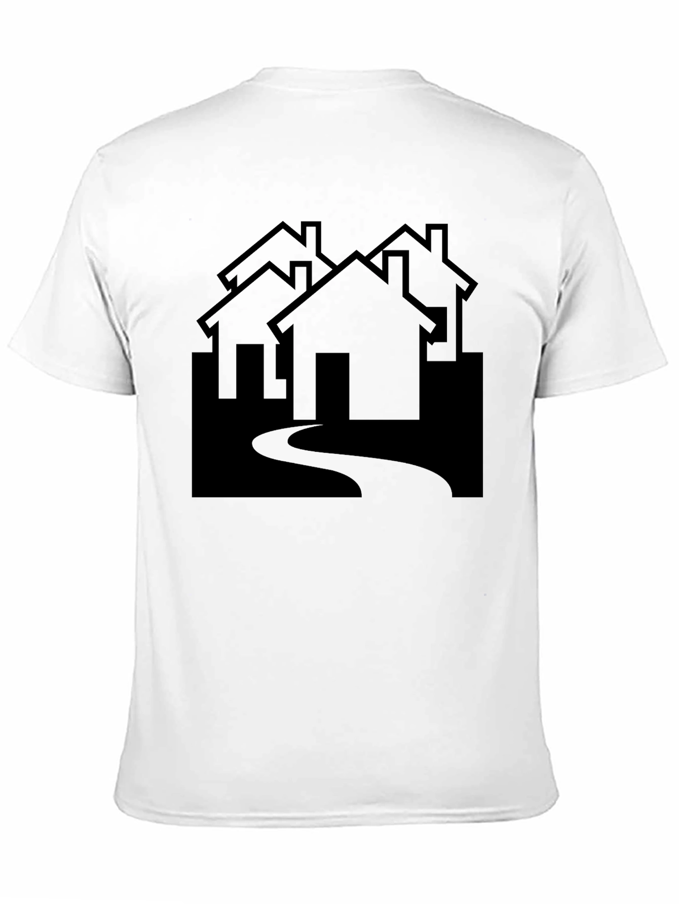 Abstract House Graphic Tee - Modern Streetwear