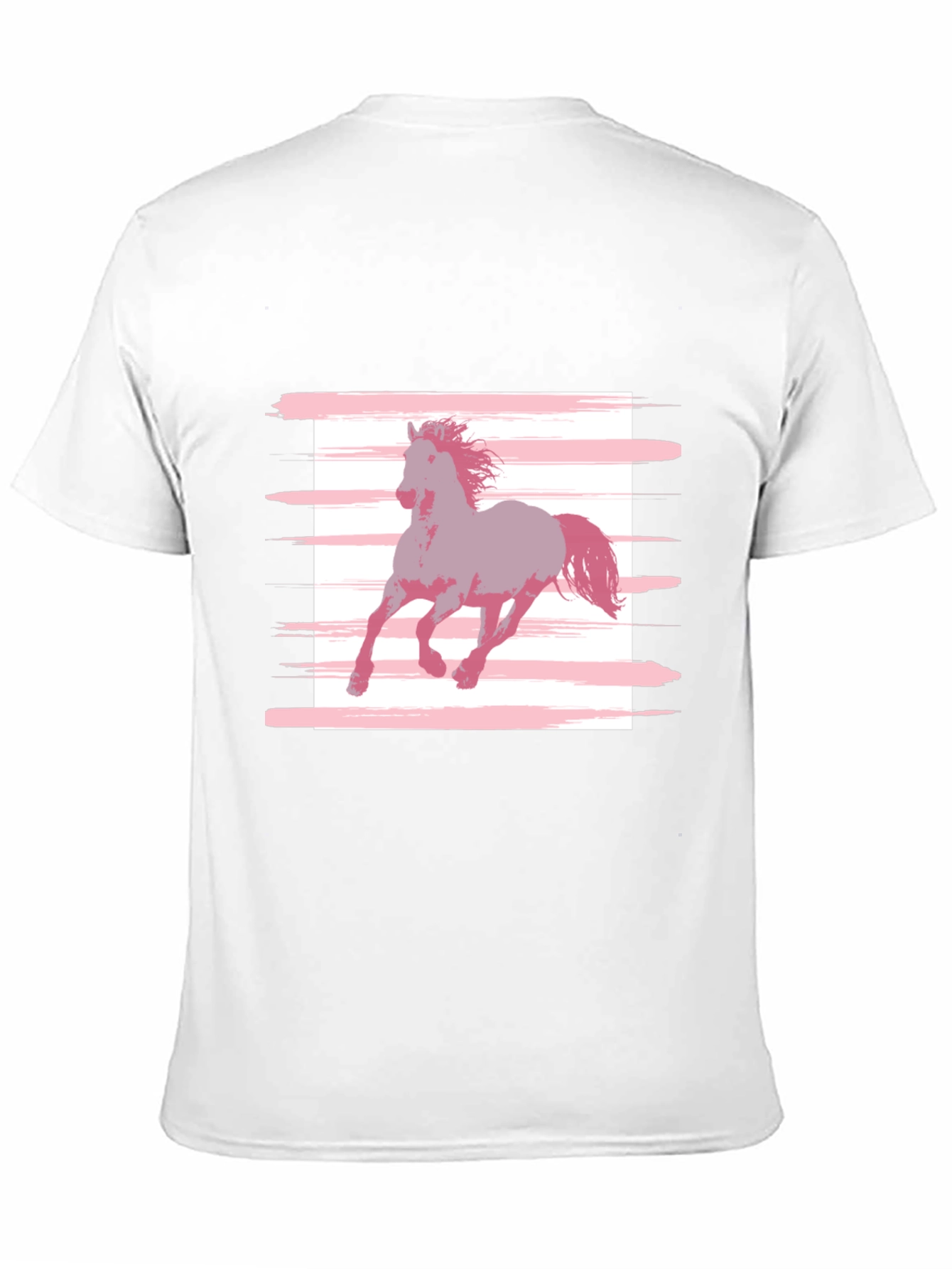 Horse Graphic Tee - Stylish Mens Black T-Shirt
