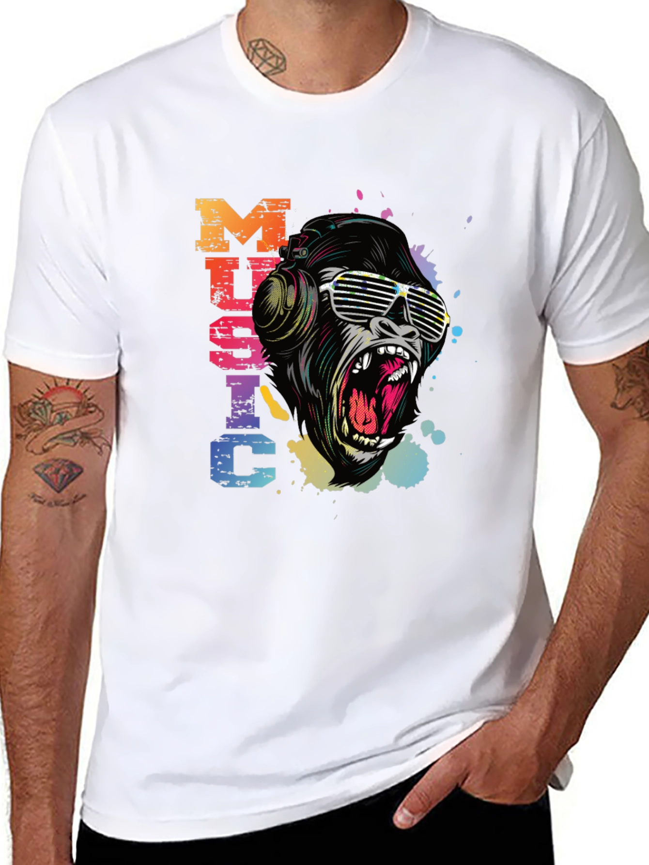 Cool Gorilla Music T-Shirt