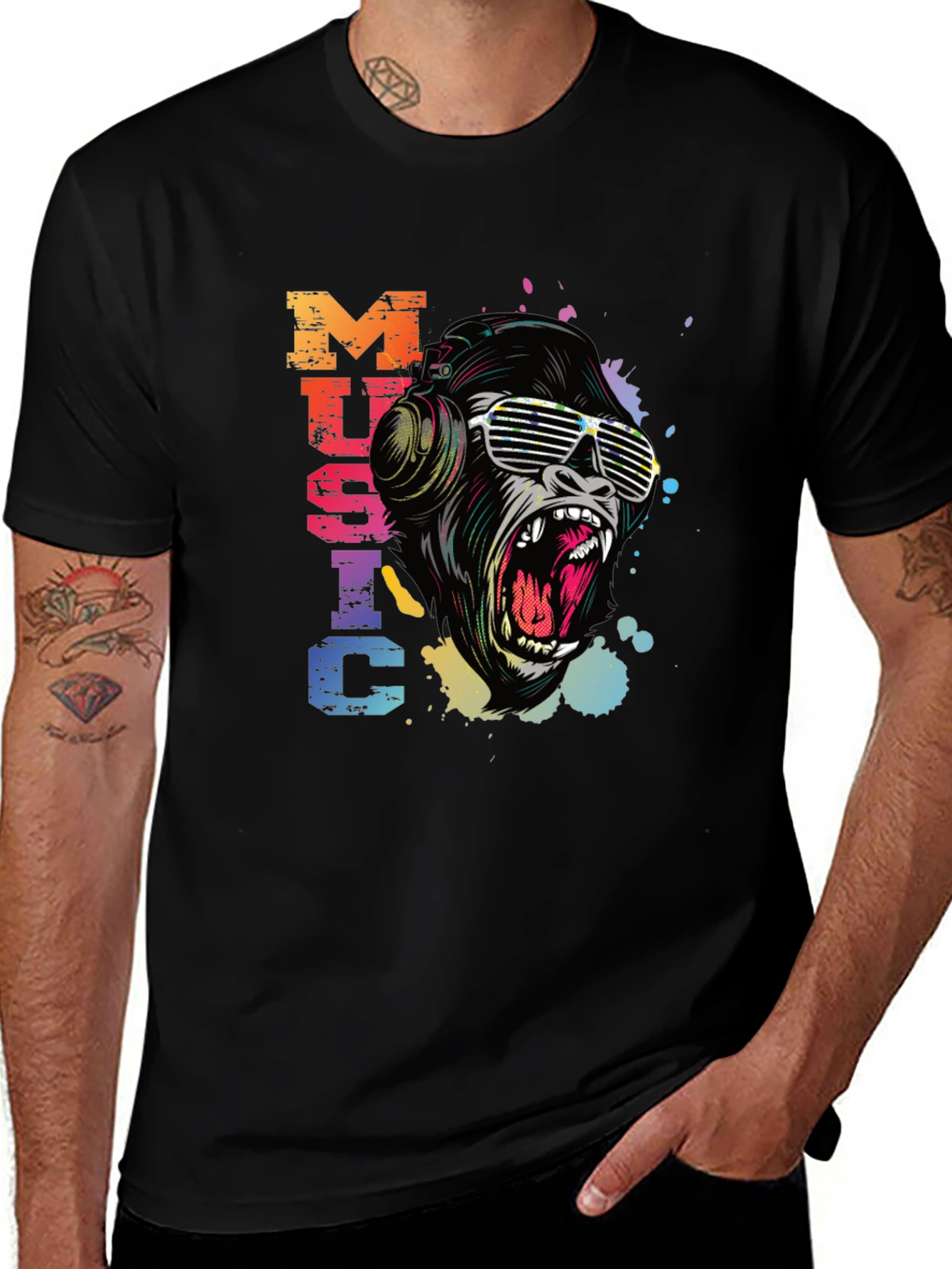 Cool Gorilla Music T-Shirt