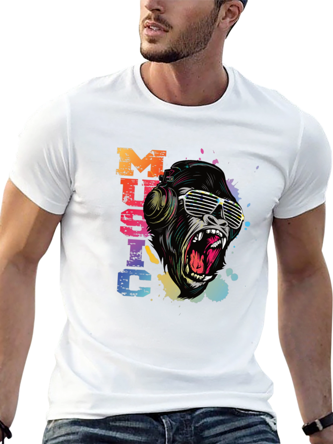 Cool Gorilla Music T-Shirt