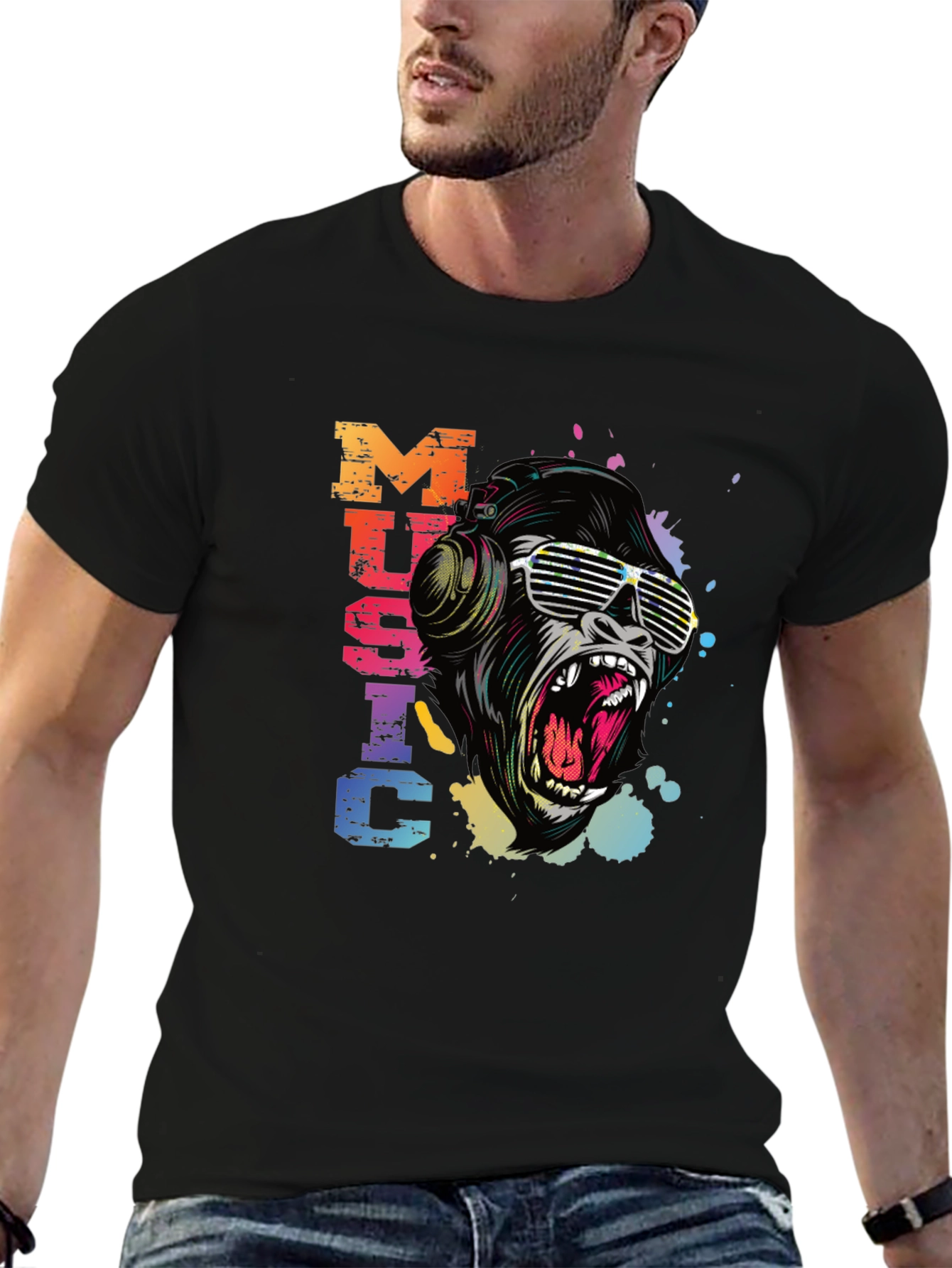 Cool Gorilla Music T-Shirt