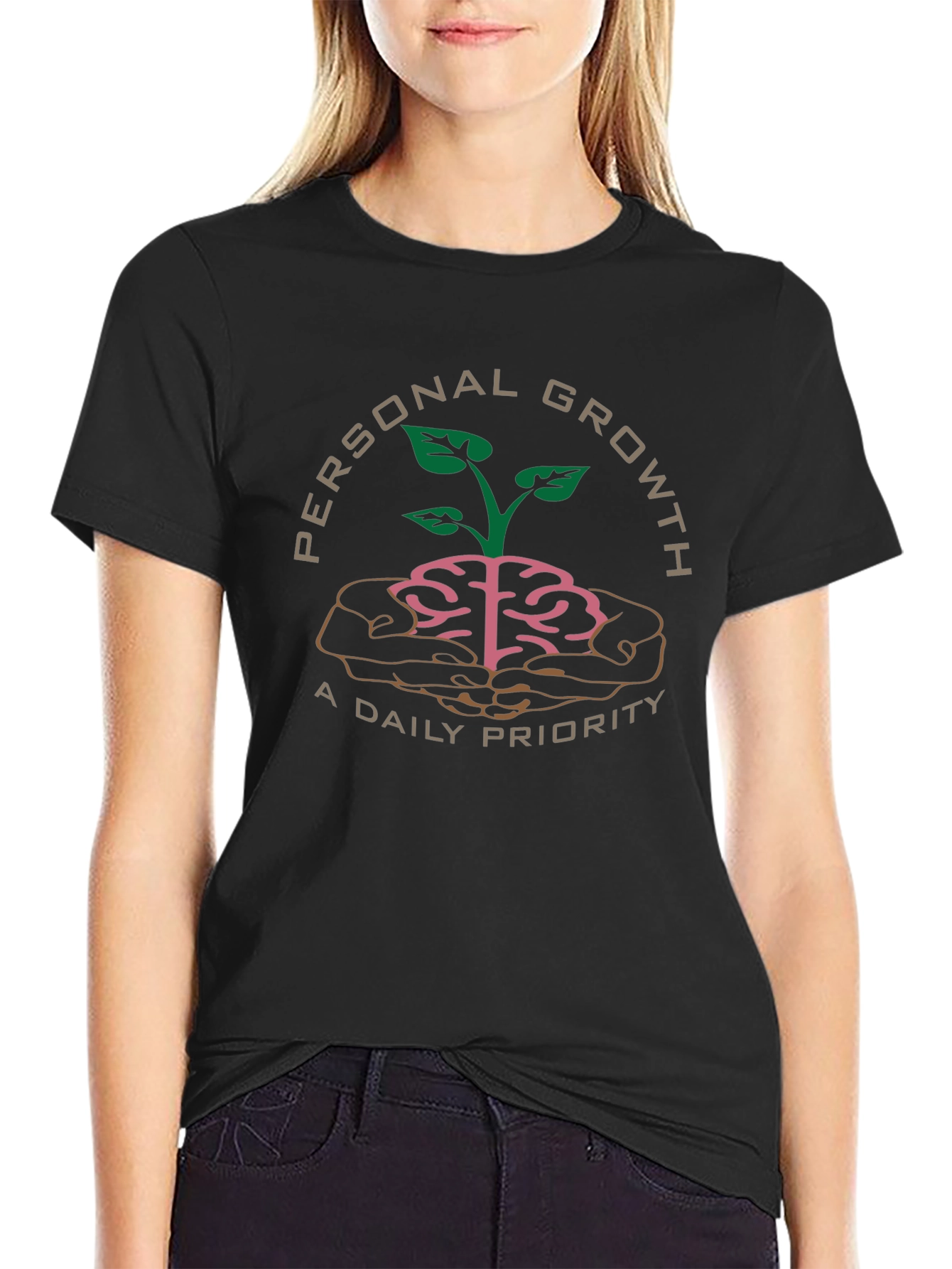 Personal Growth T-Shirt: Daily Priority Design
