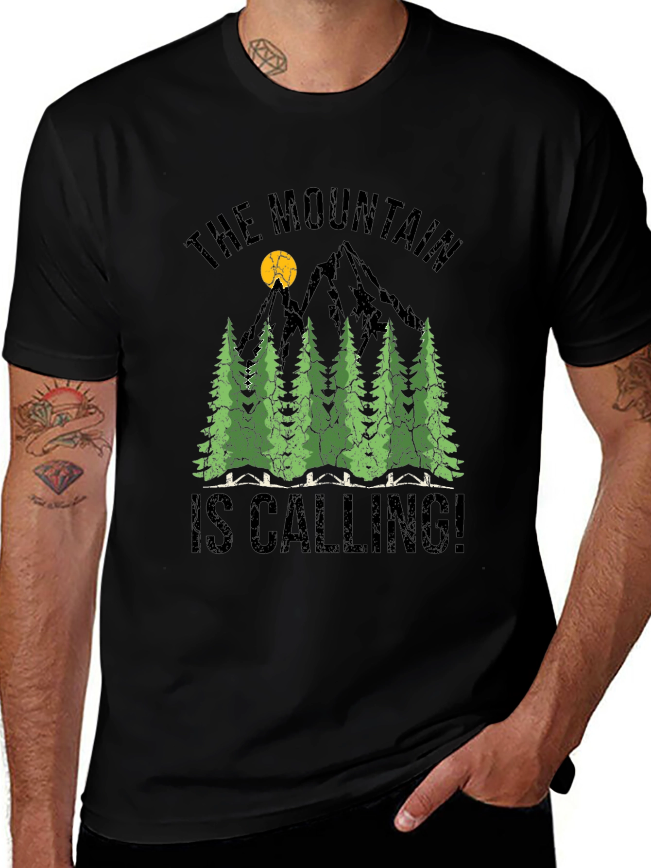 The Mountain is Calling Graphic T-Shirt