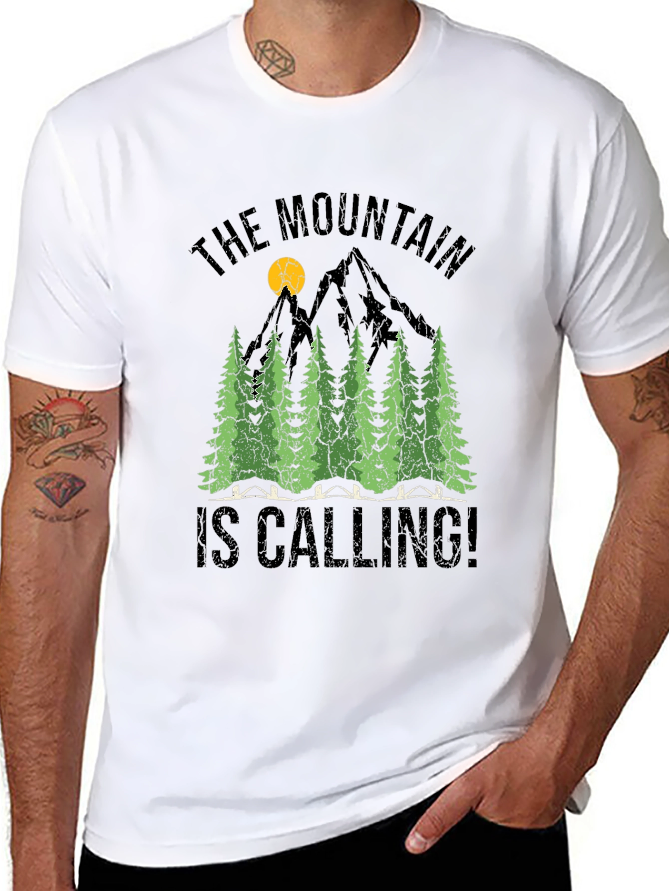 The Mountain is Calling Graphic T-Shirt