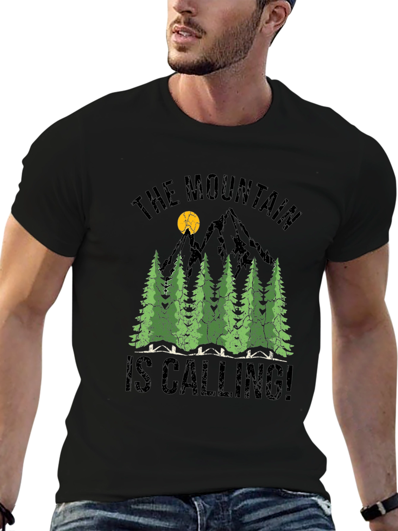 The Mountain is Calling Graphic T-Shirt