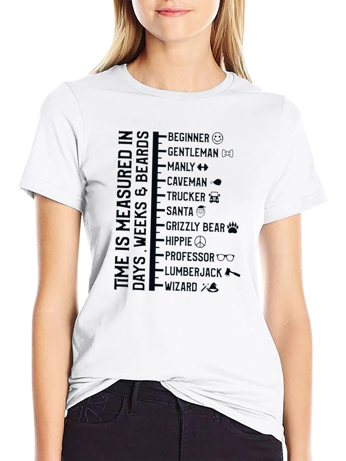 Time is Measured in Beards T-Shirt