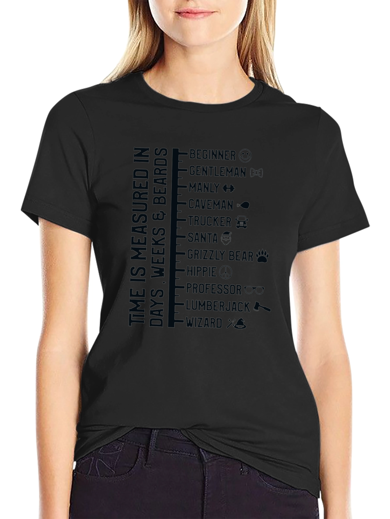 Time is Measured in Beards T-Shirt