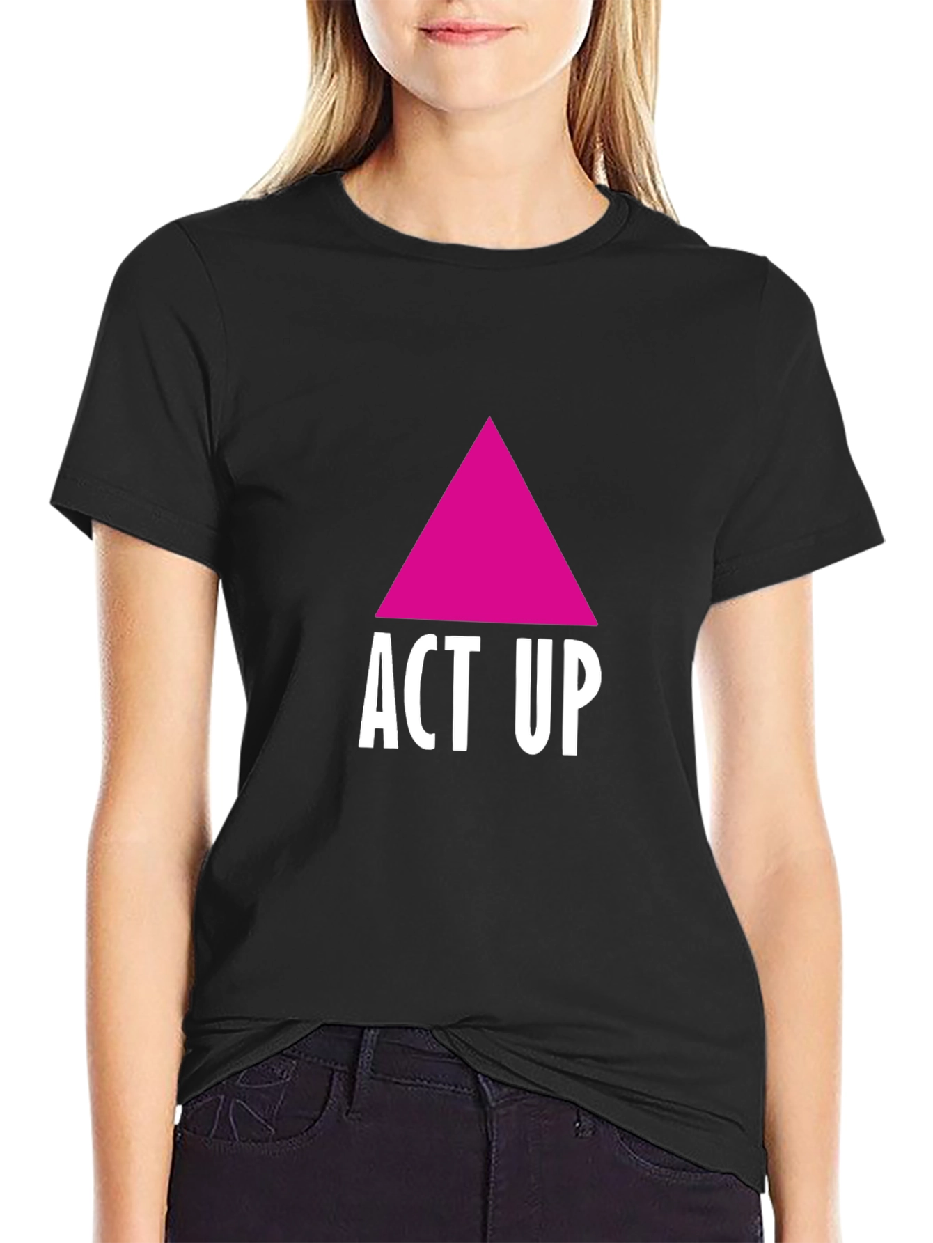 Act Up Black T-Shirt