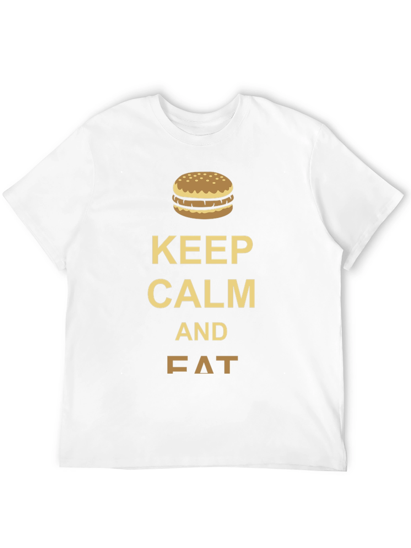 Keep Calm and Eat Burger Graphic Tee