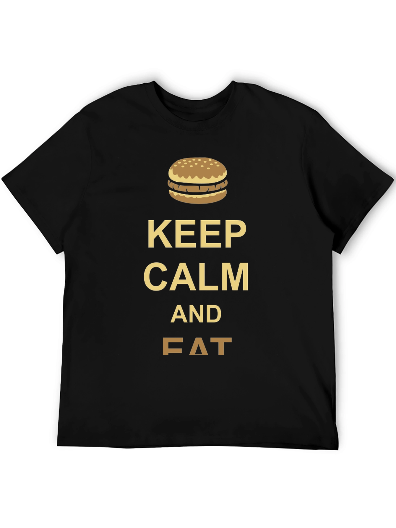 Keep Calm and Eat Burger Graphic Tee