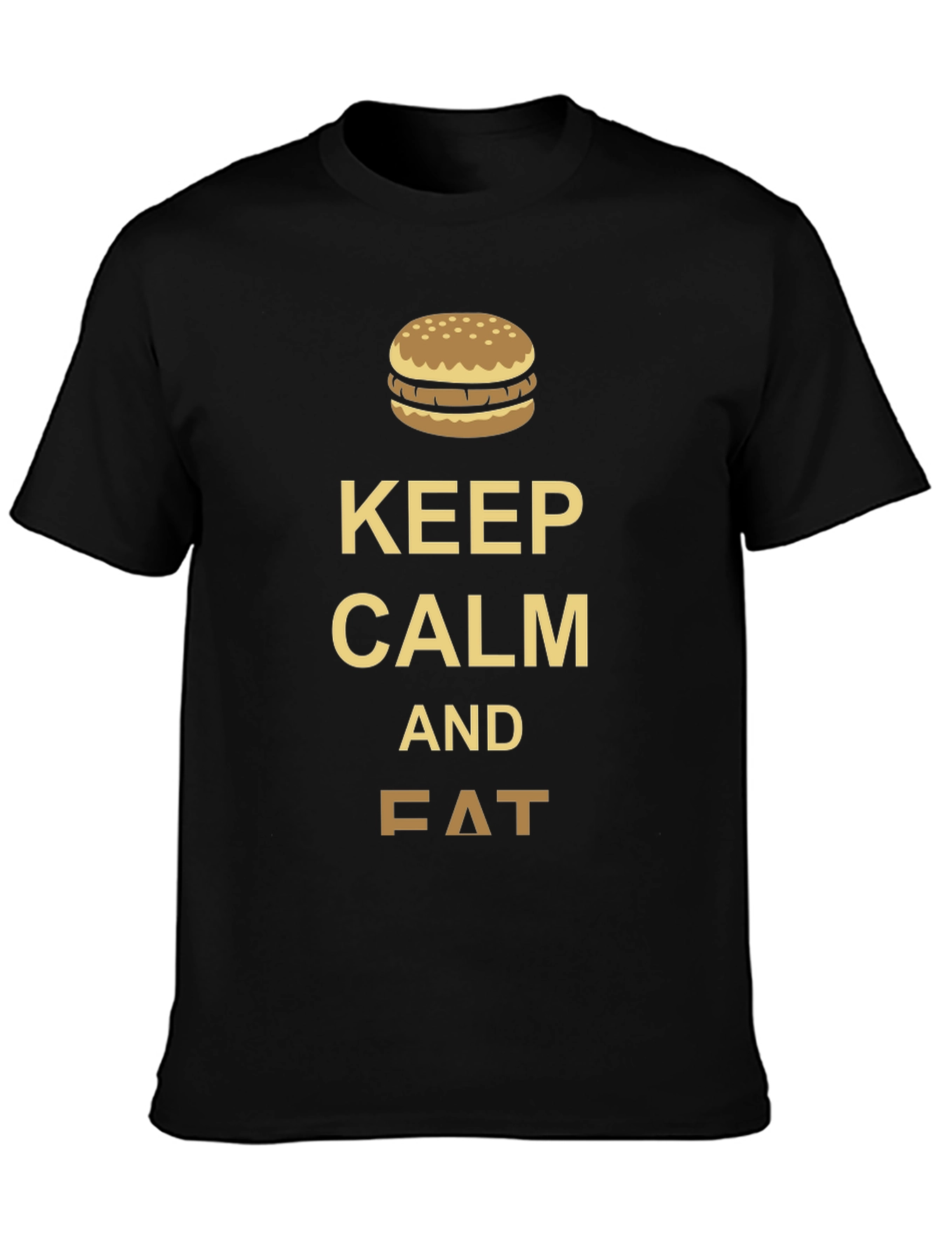 Keep Calm and Eat Burger Graphic Tee