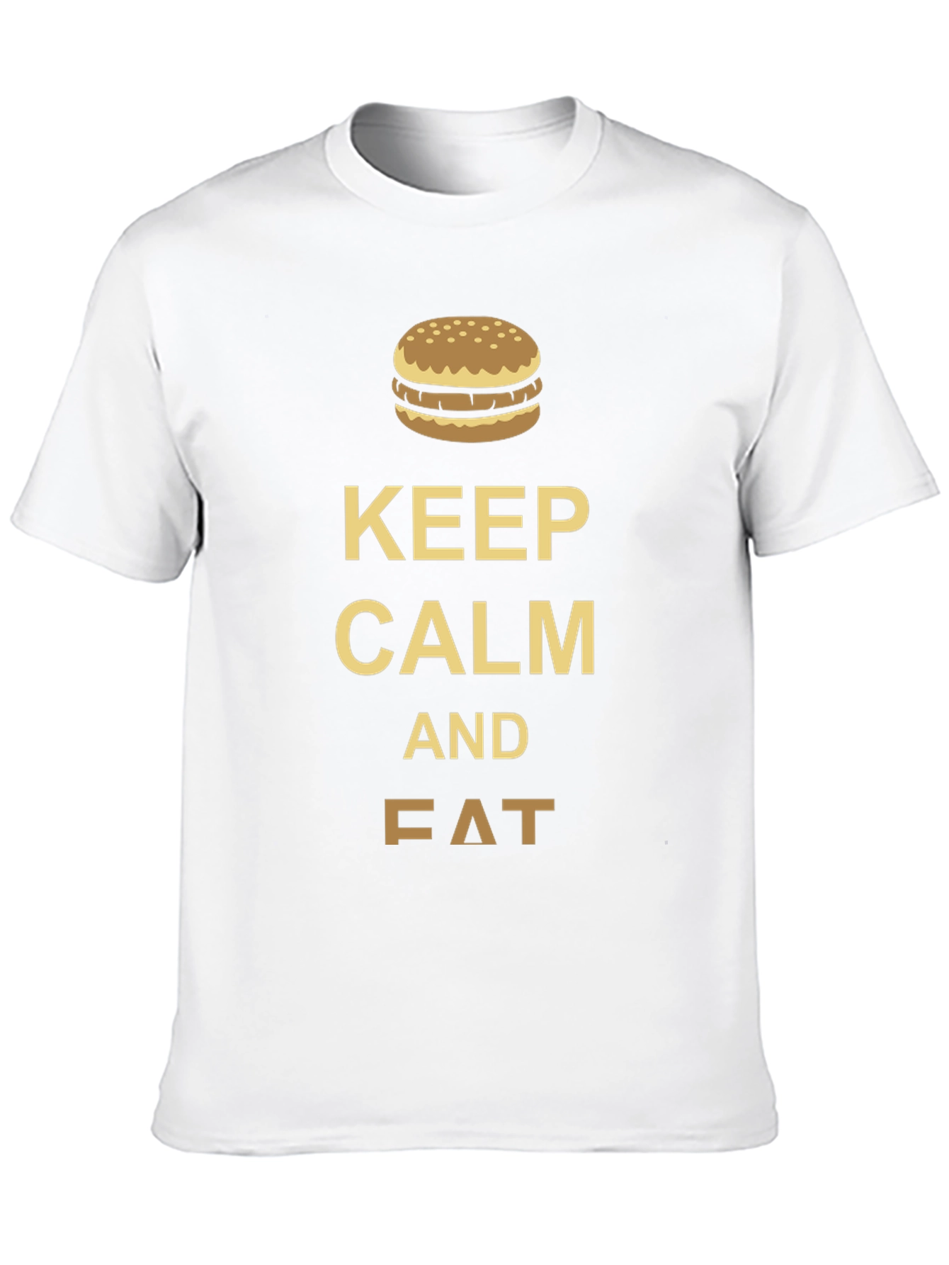 Keep Calm and Eat Burger Graphic Tee