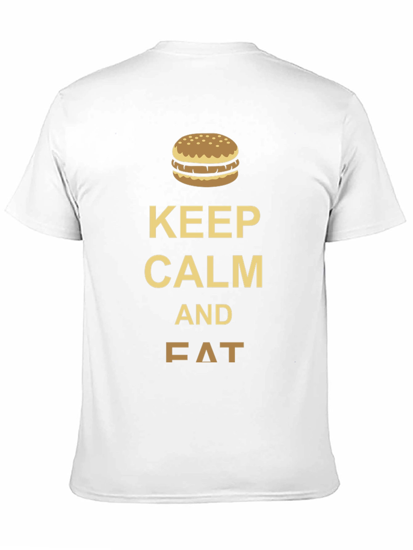 Keep Calm and Eat Burger Graphic Tee