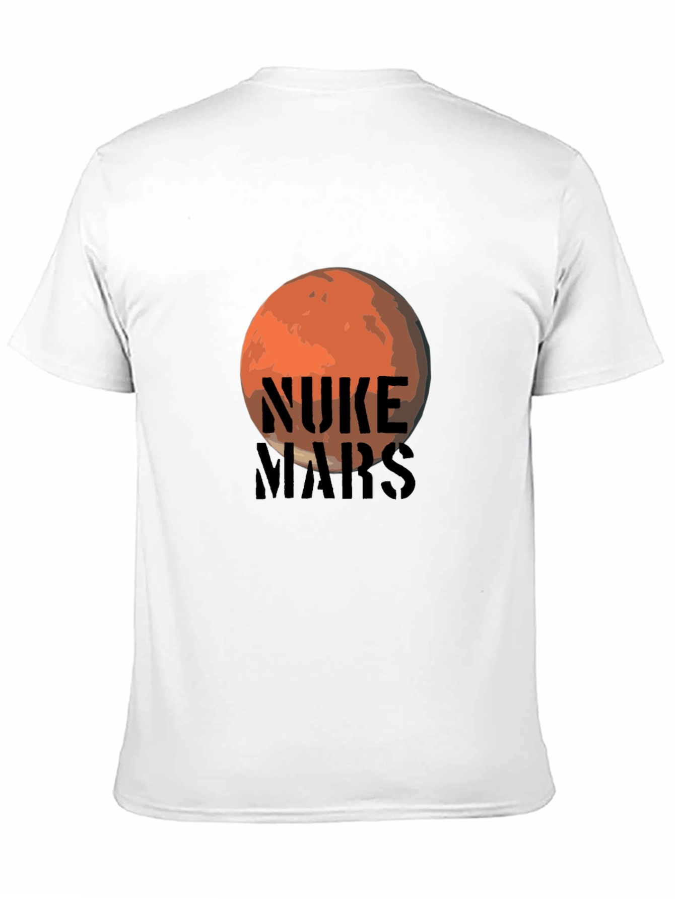 Nuke Mars Graphic Tee - Black Cotton T-Shirt