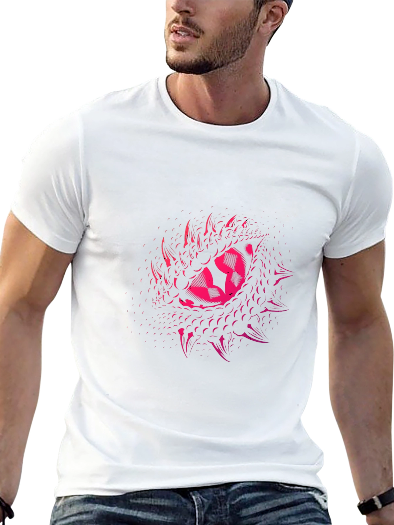 Dragon Eye Graphic Black T-Shirt