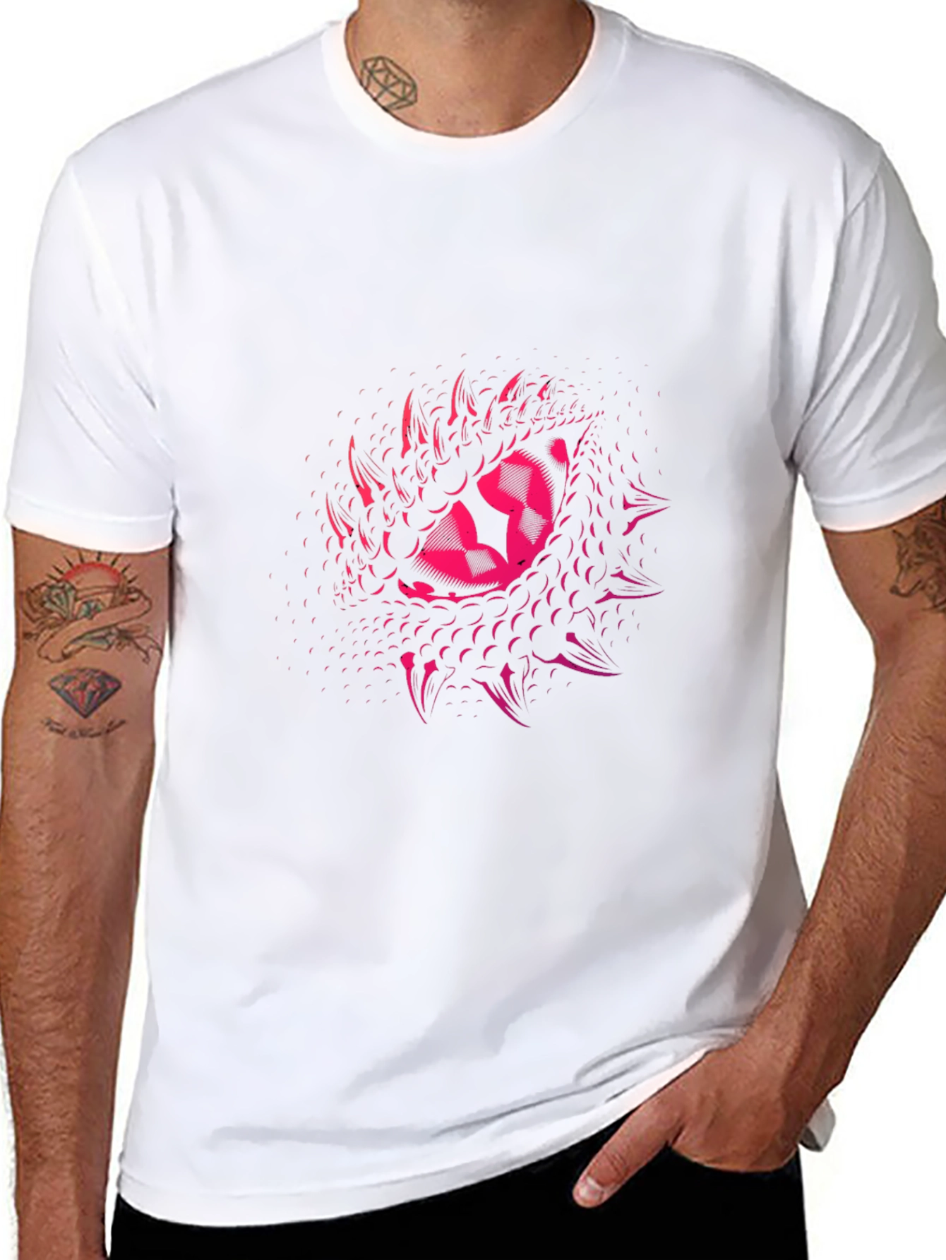 Dragon Eye Graphic Black T-Shirt