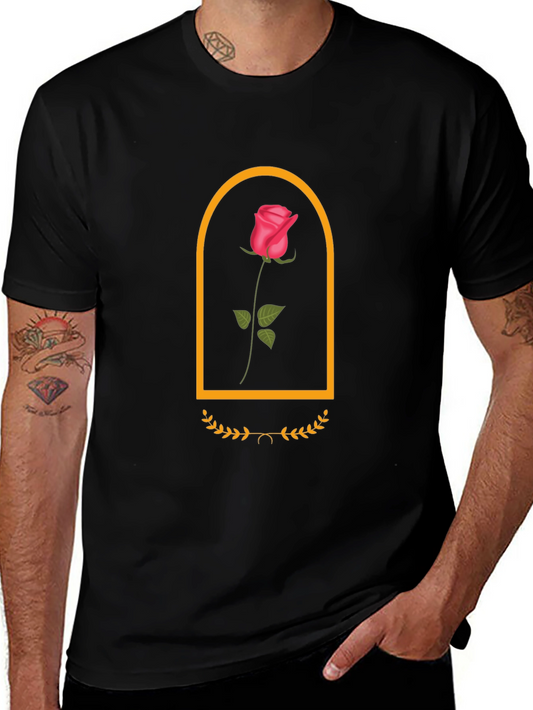 Enchanted Rose Graphic T-Shirt - Beauty & the Beast Style