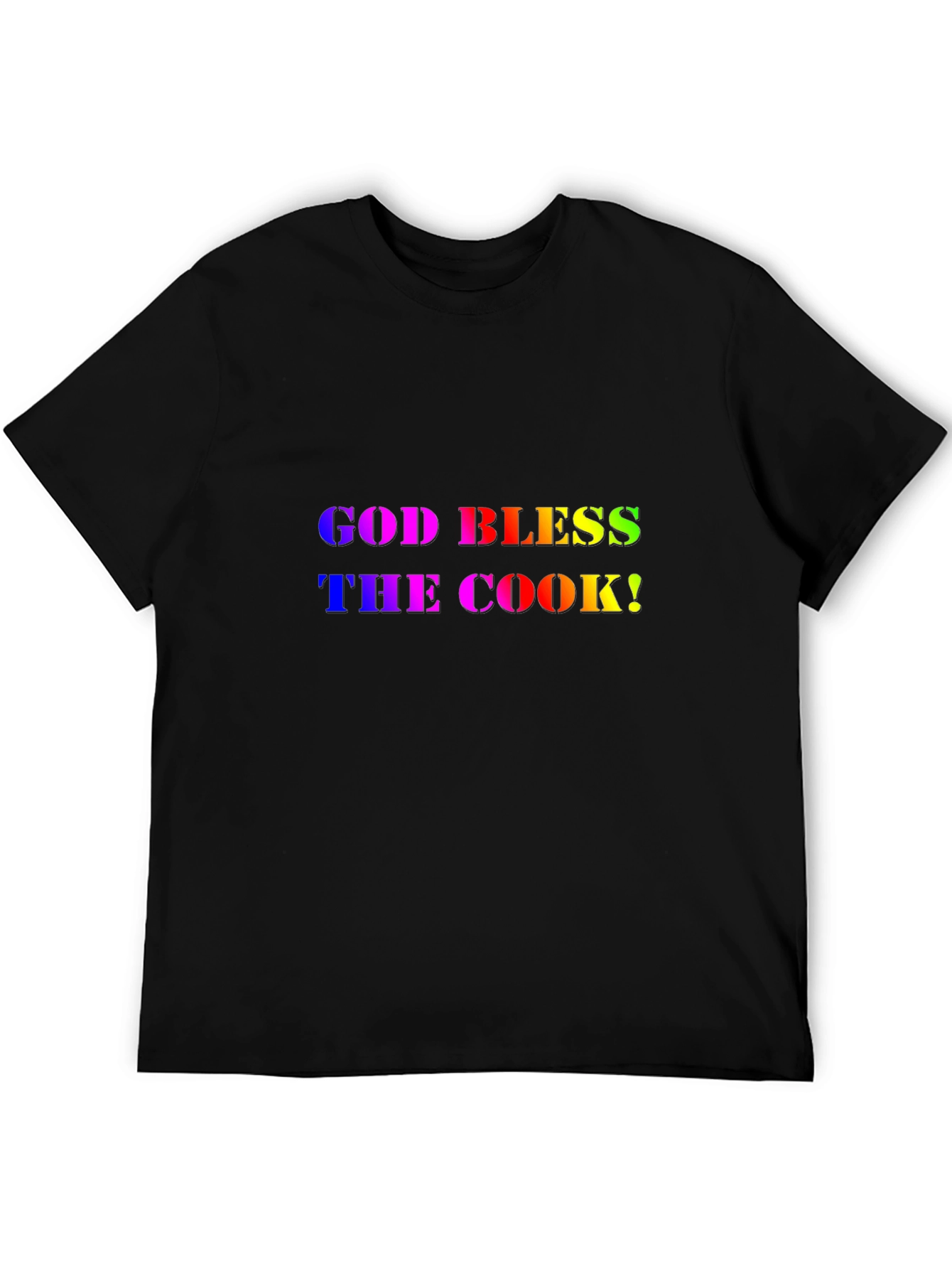 God Bless the Cook Rainbow Tee