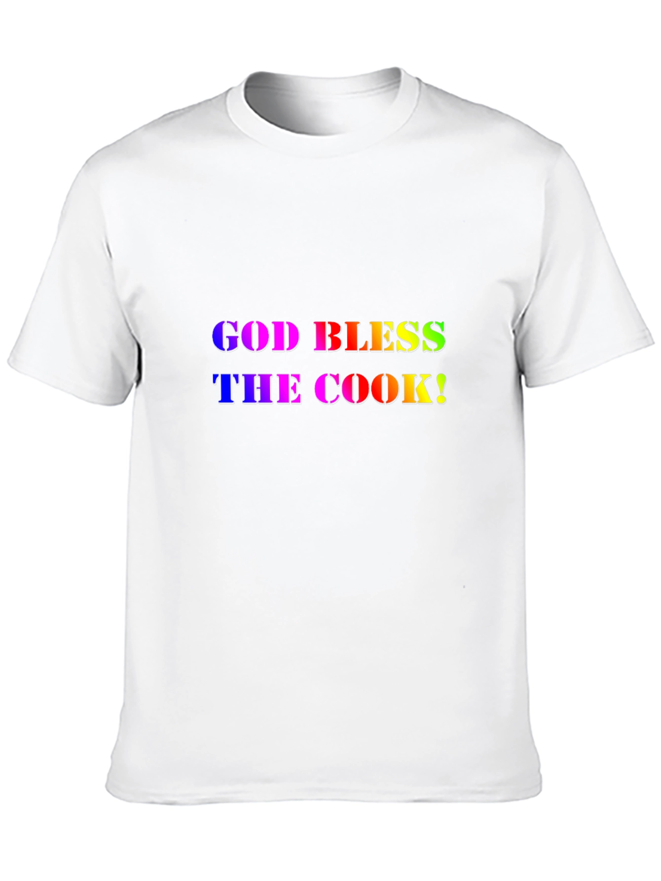 God Bless the Cook Rainbow Tee