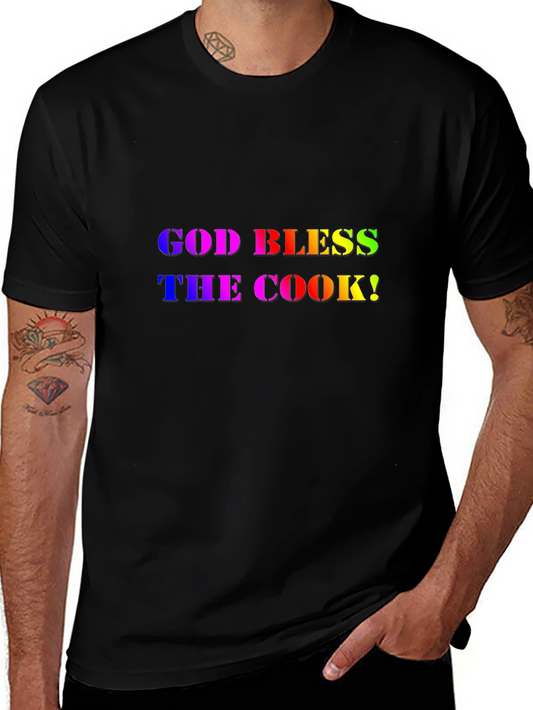 God Bless the Cook Rainbow Tee