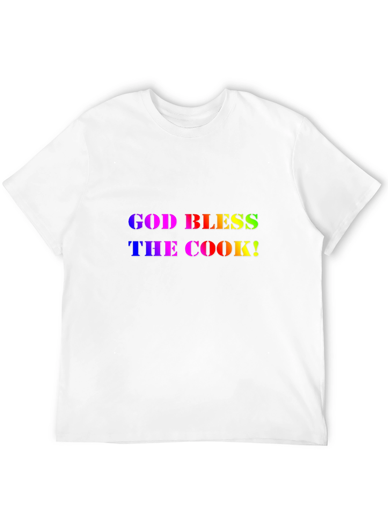God Bless the Cook Rainbow Tee