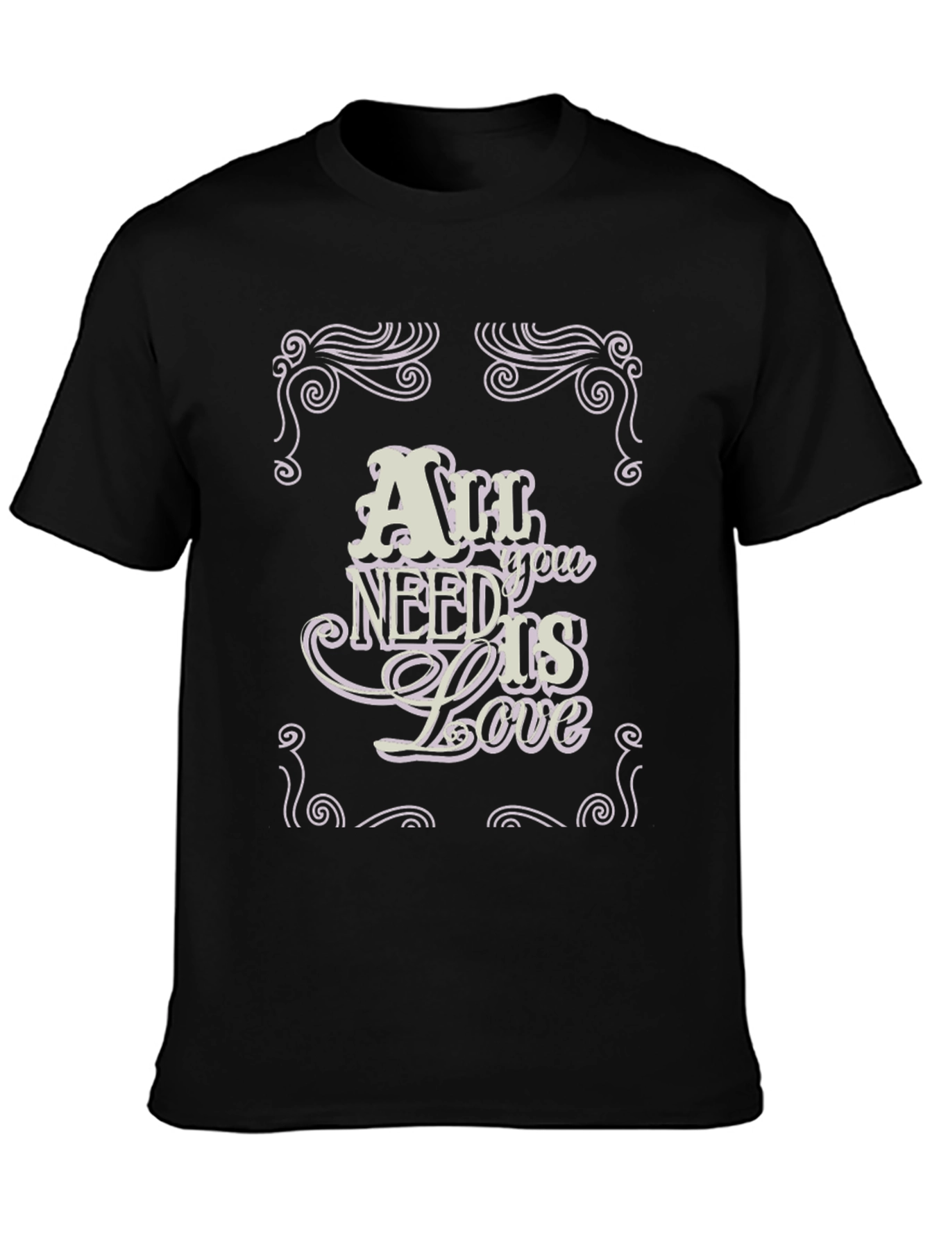 All You Need is Love Graphic Tee - Black
