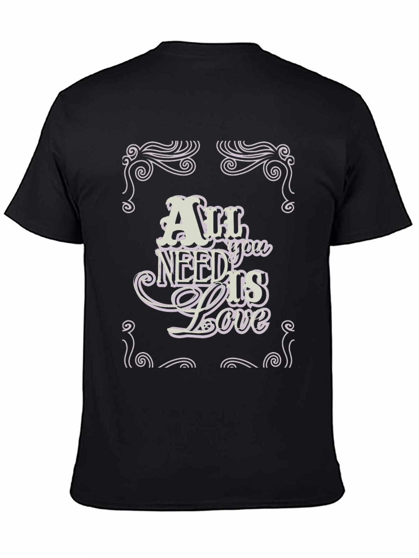 All You Need is Love Graphic Tee - Black