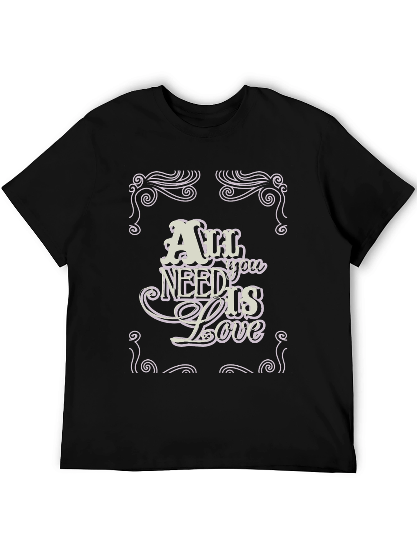All You Need is Love Graphic Tee - Black