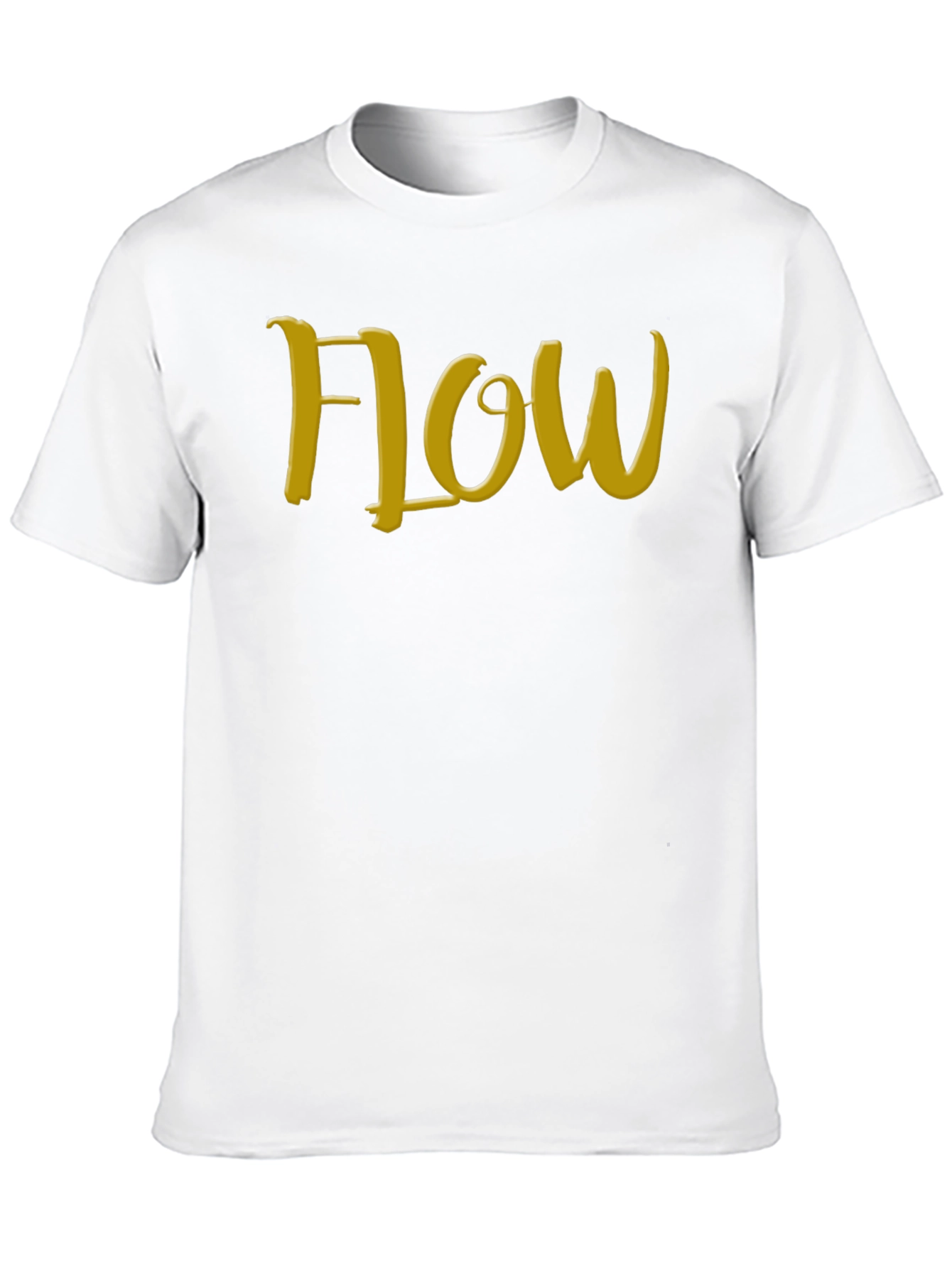 Flow Black T-Shirt: Express Yourself