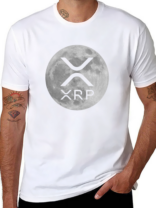 XRP Moon T-Shirt - Crypto Currency Graphic Tee