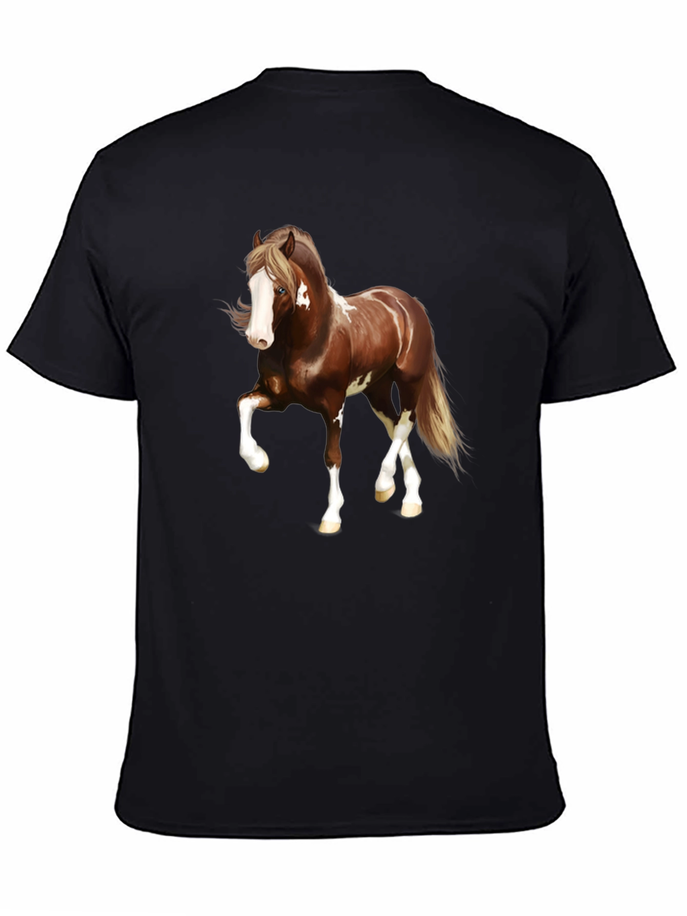 Horse Graphic Black T-Shirt