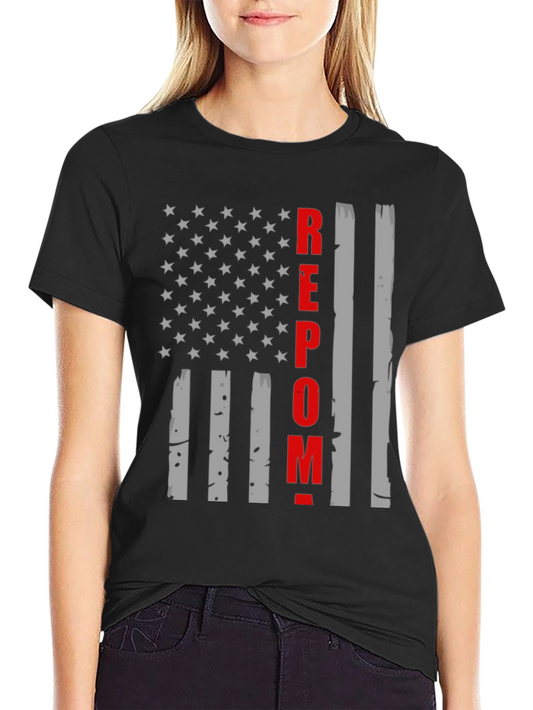 REPO T-Shirt - American Flag Design