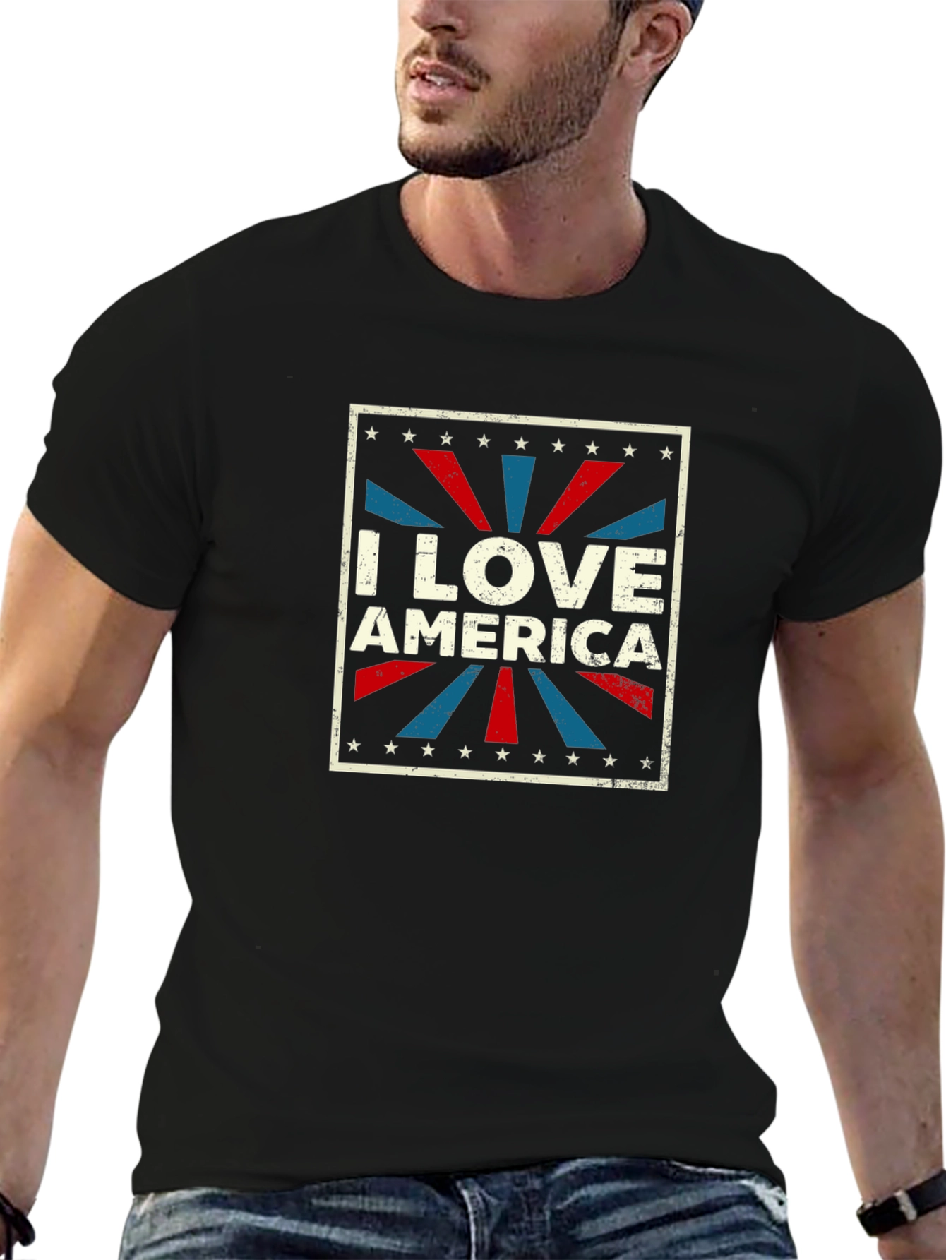 I Love America Patriotic T-Shirt