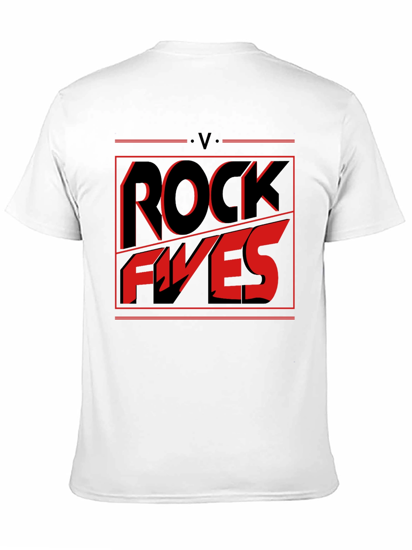 Rock Fives Graphic Tee - Black