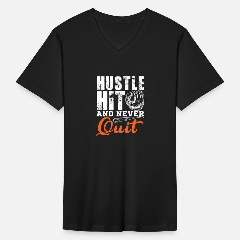 Baseball hustle hit and never quit