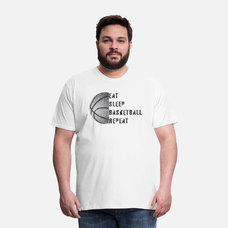 Basketball Player Boy Eat Sleep Basketball Repeat