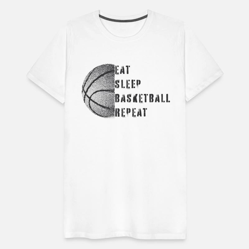 Basketball Player Boy Eat Sleep Basketball Repeat